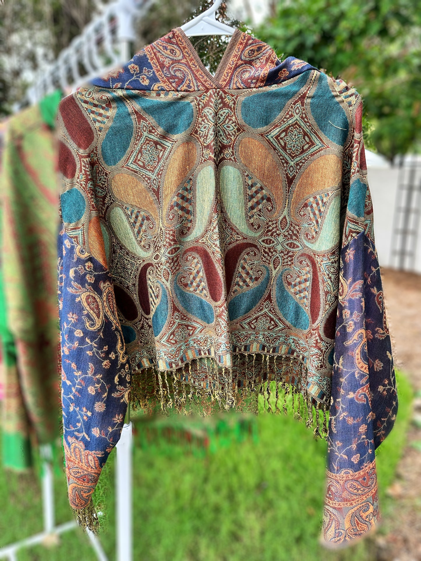 Cropped Pashmina Hoodie