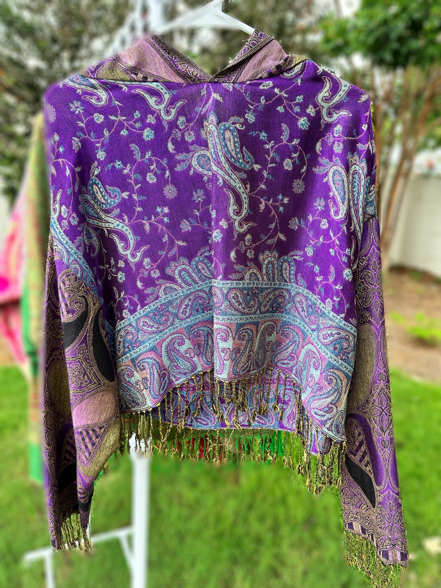 Cropped Pashmina Hoodie