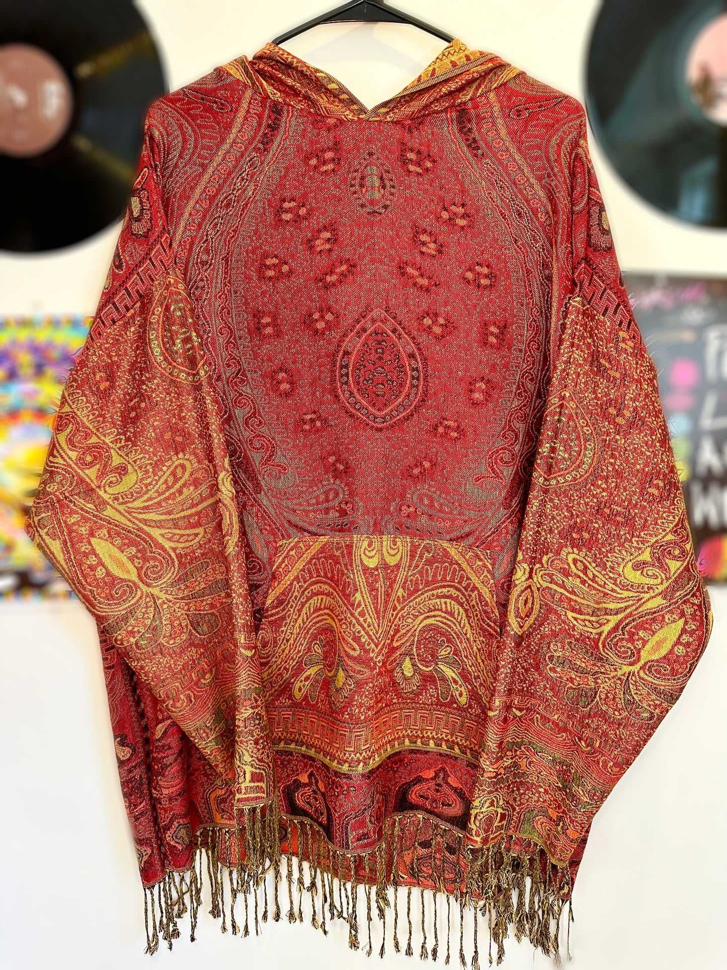 Full Size Pashmina Hoodie