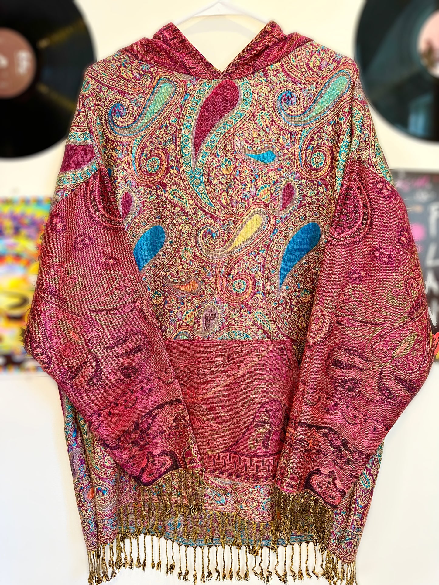 Full Size Pashmina Hoodie