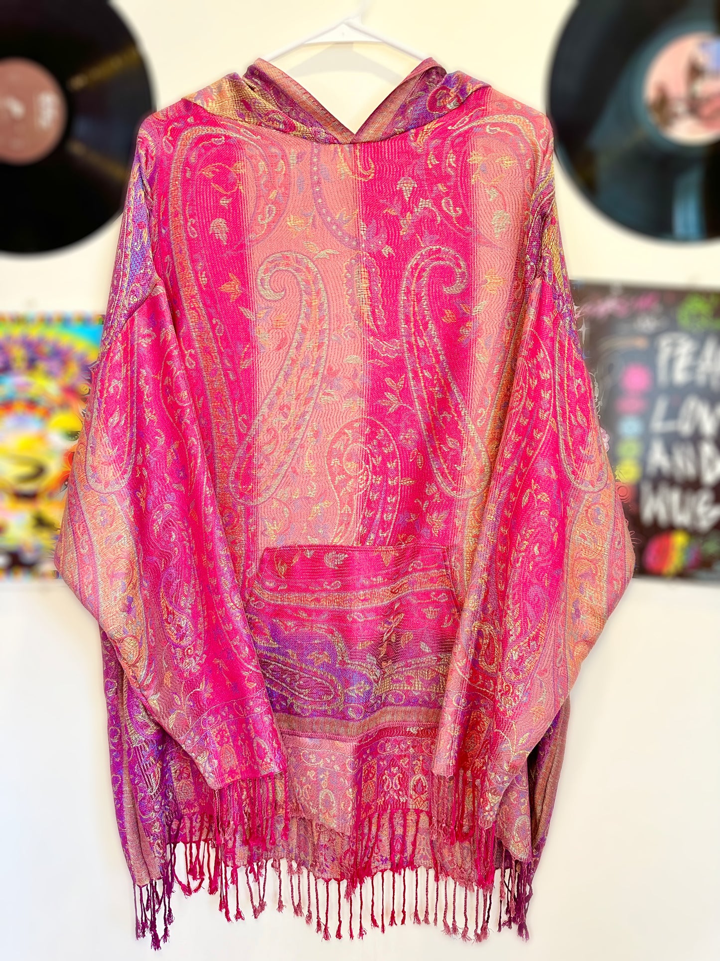 Full Size Pashmina Hoodie