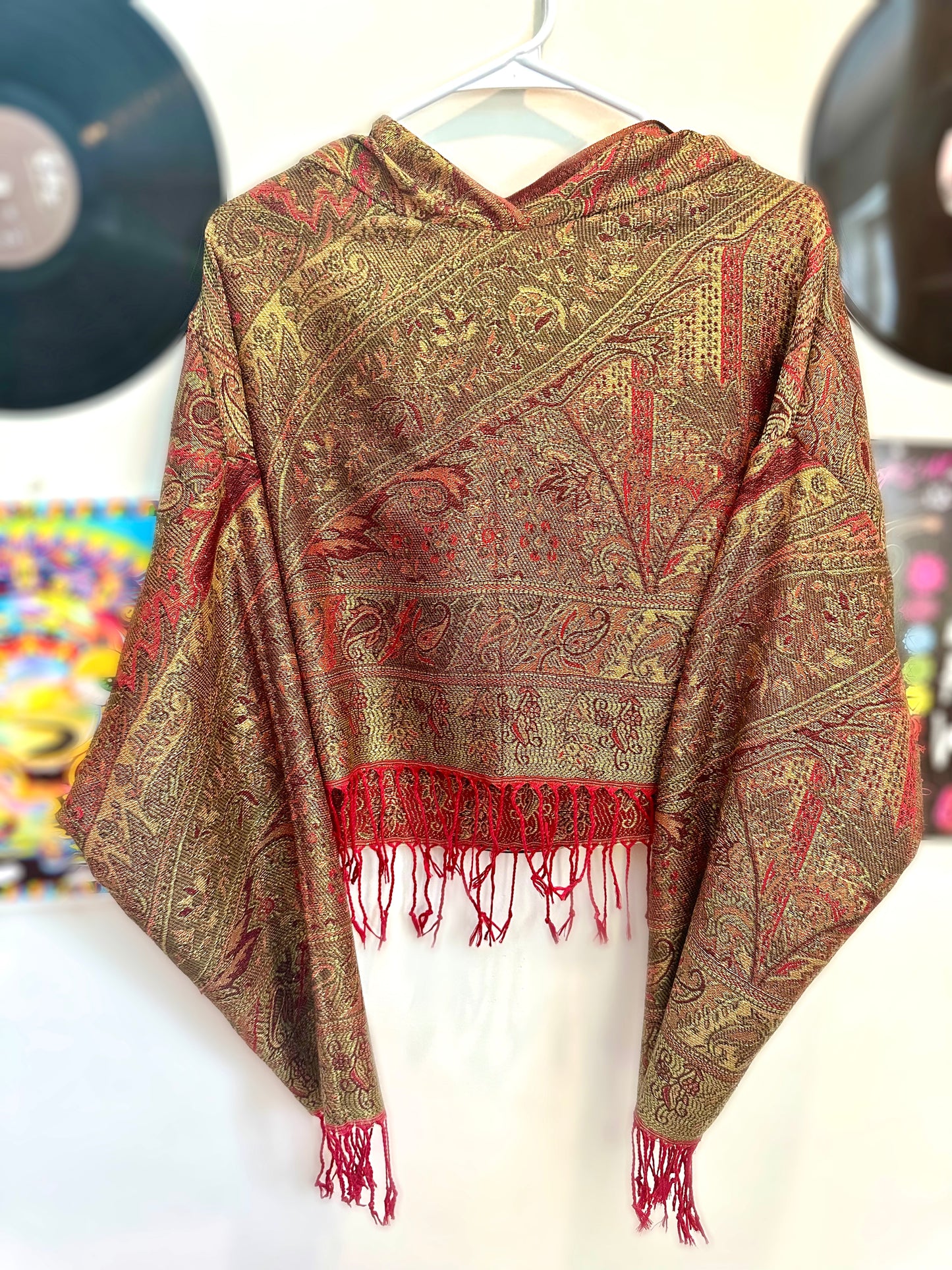 Cropped Metallic Pash Hoodie