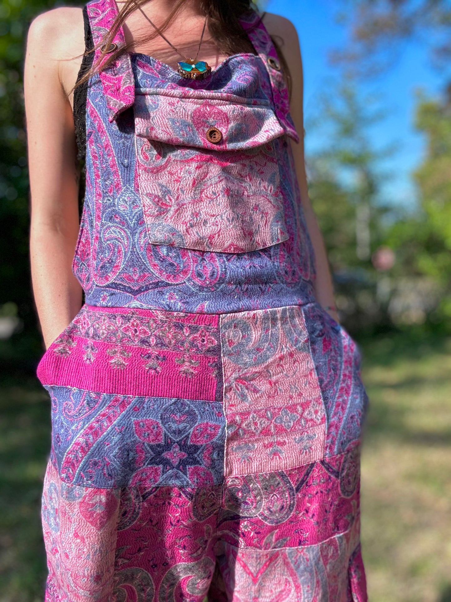 Patchwork Pashmina Overalls