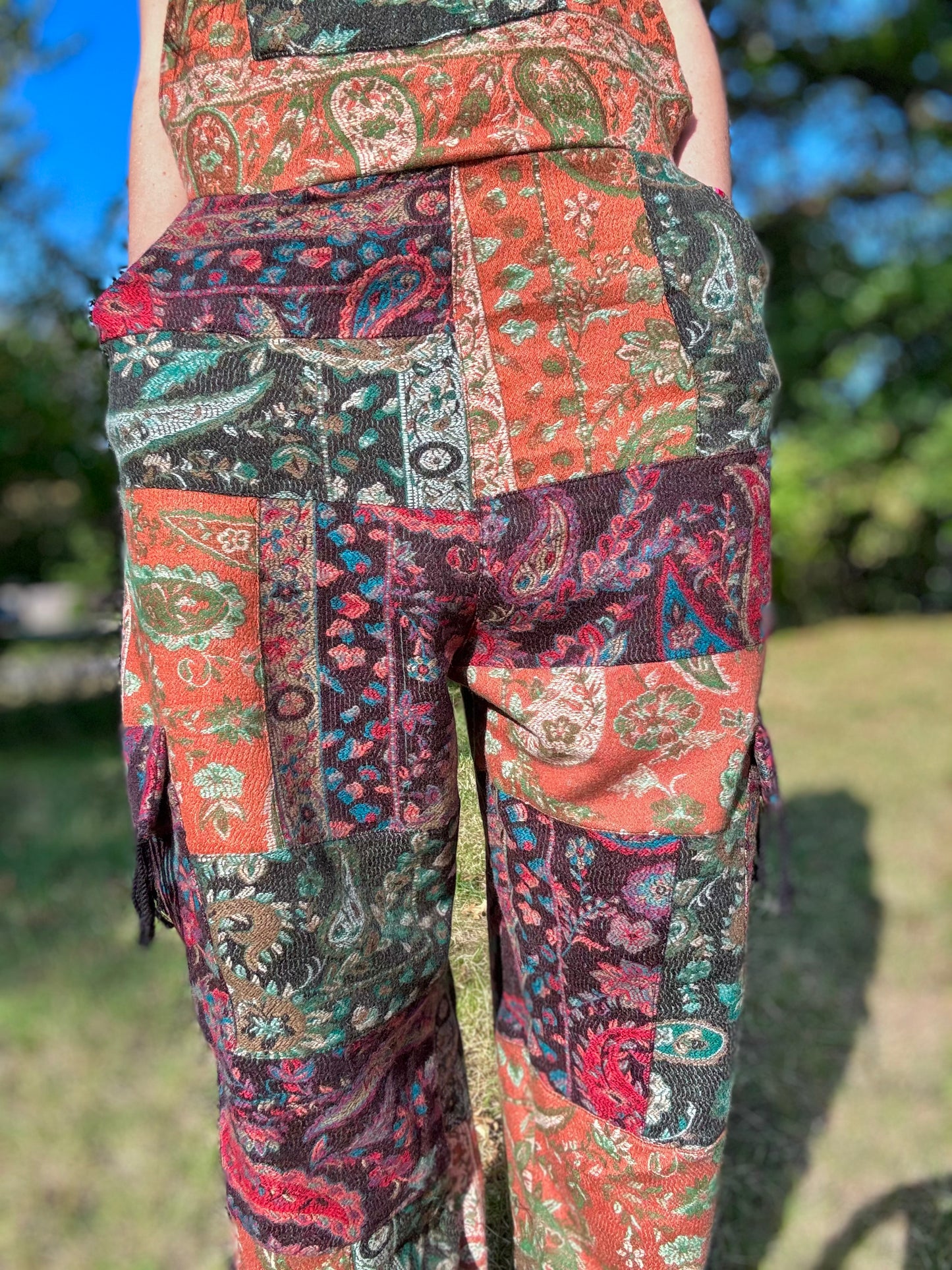 Patchwork Pashmina Overalls