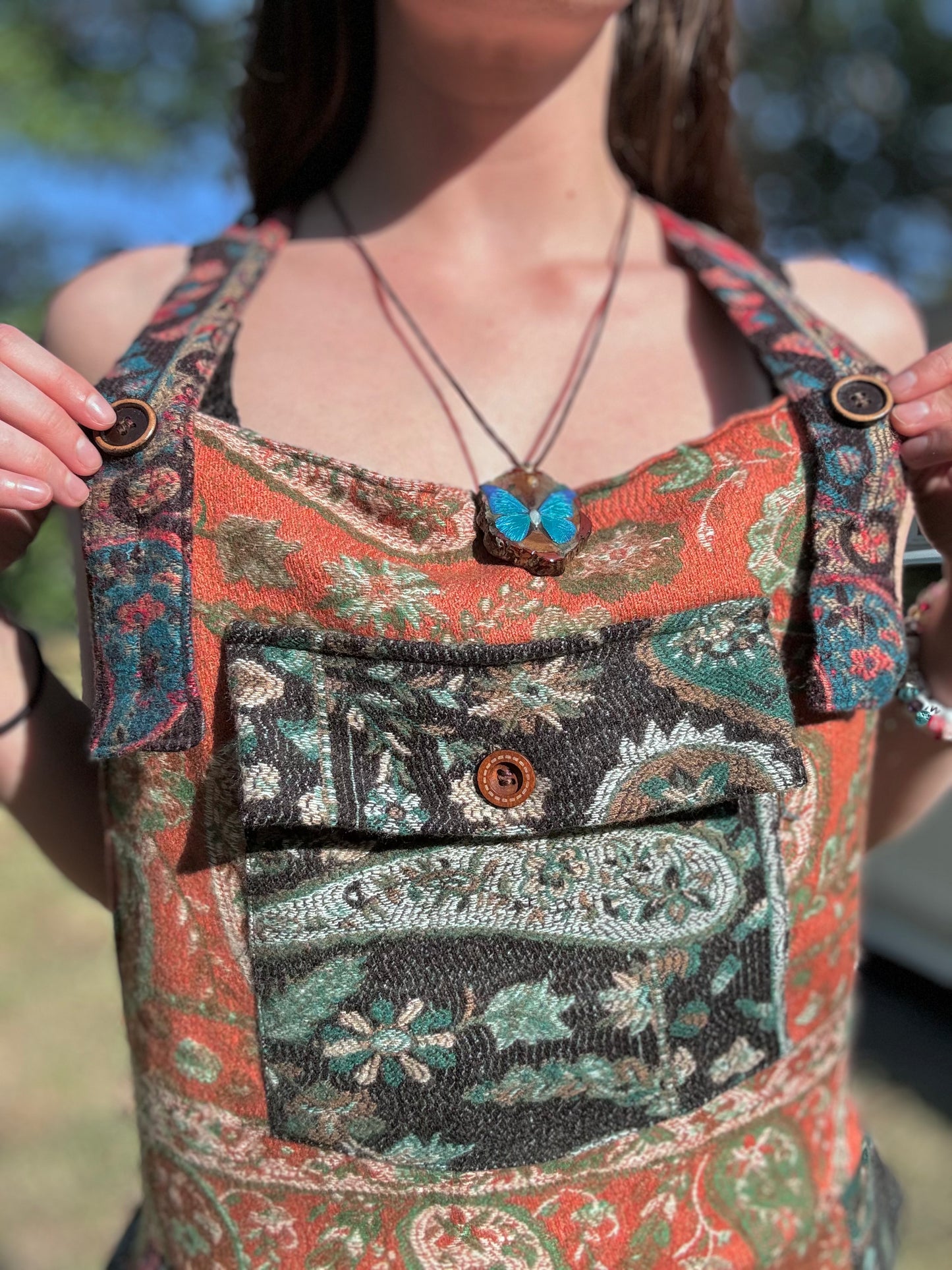Patchwork Pashmina Overalls