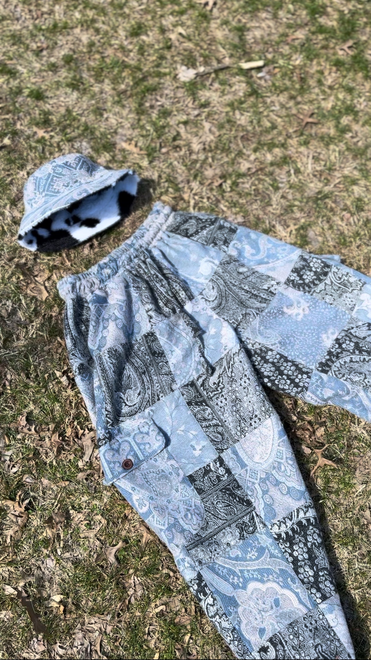 Blue Pash Pants