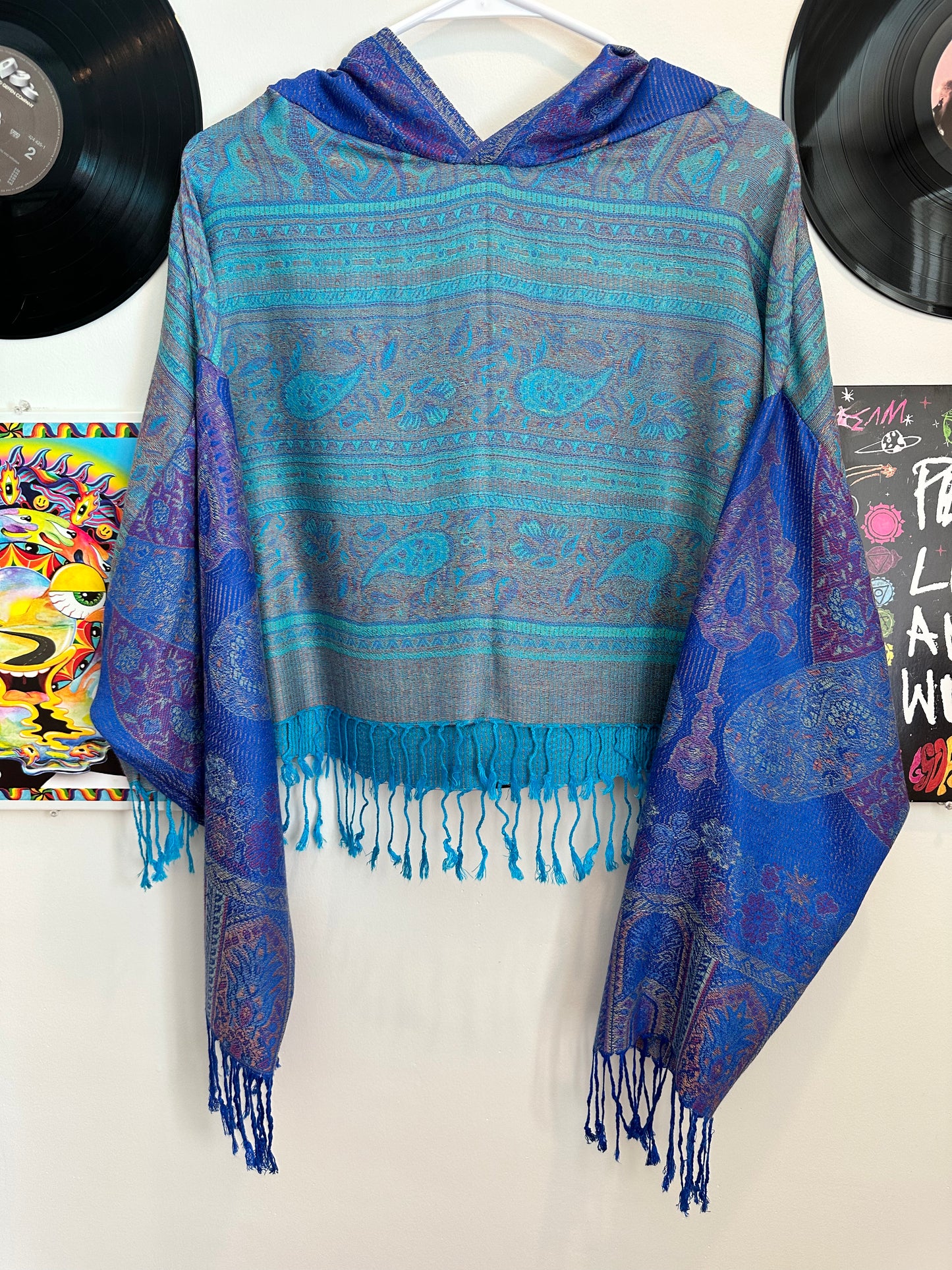 Cropped Pashmina Hoodie