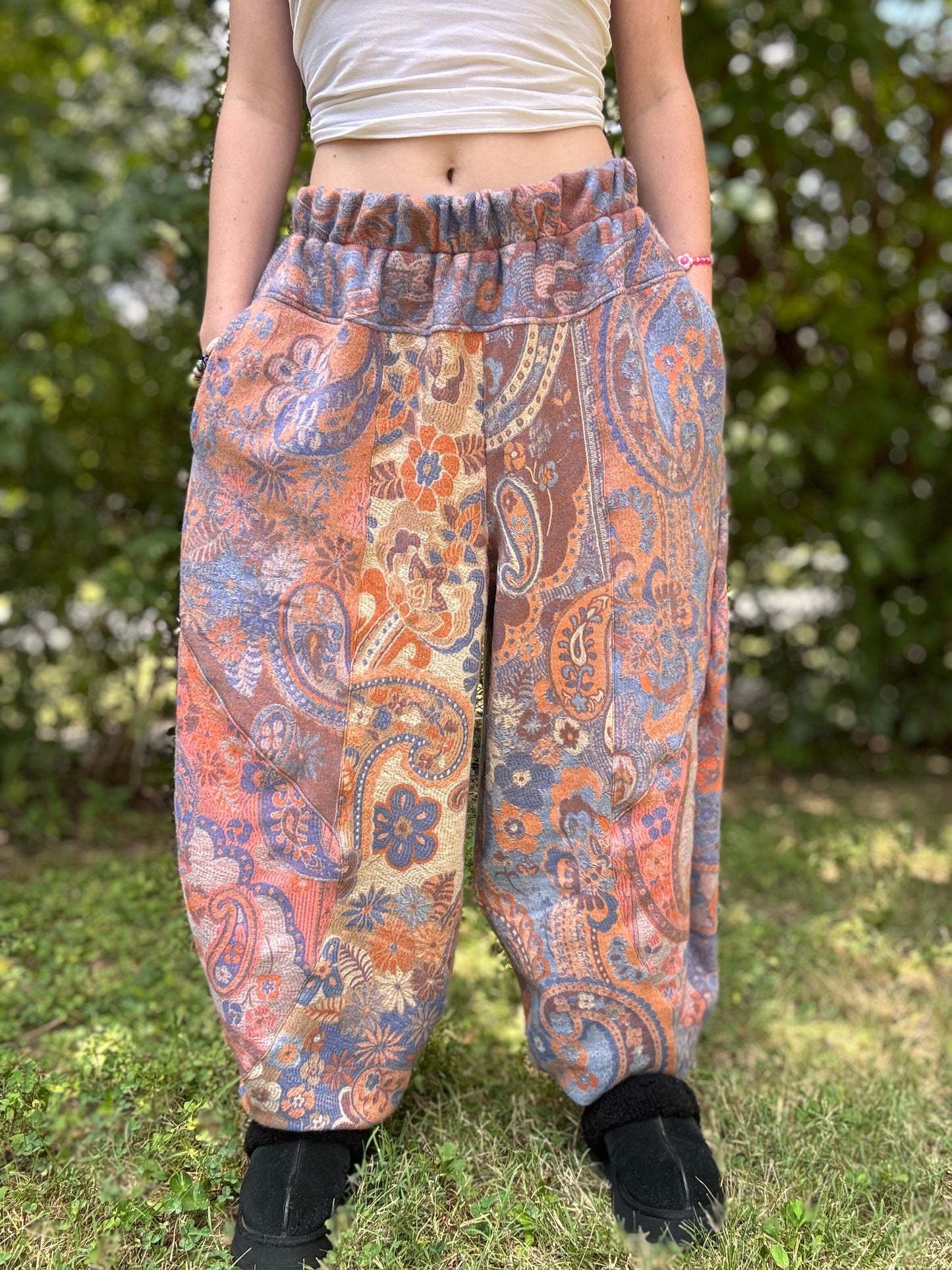 Peach Pashmina Pants