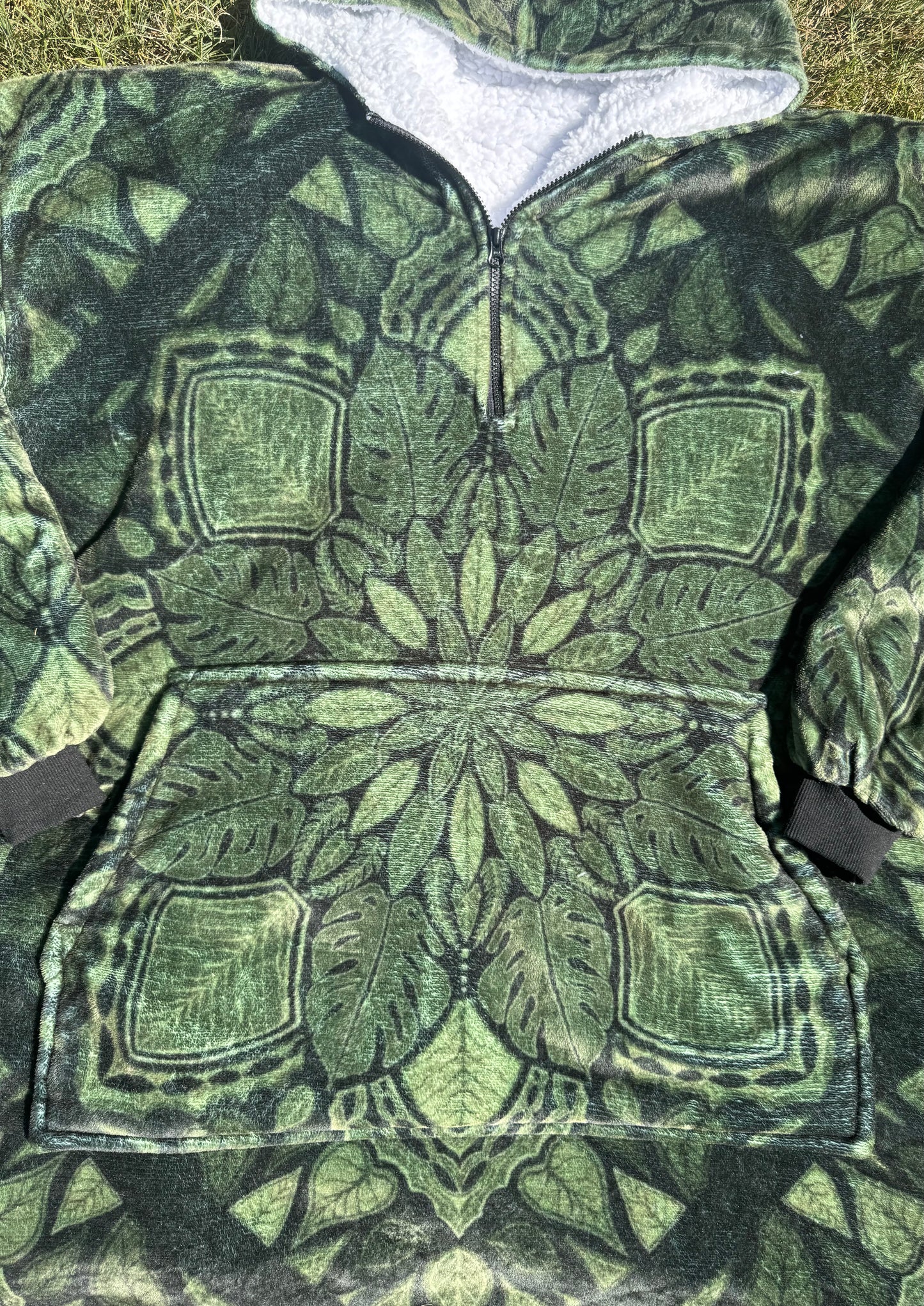 Leafy Mandala Blanket Hoodie PREORDER