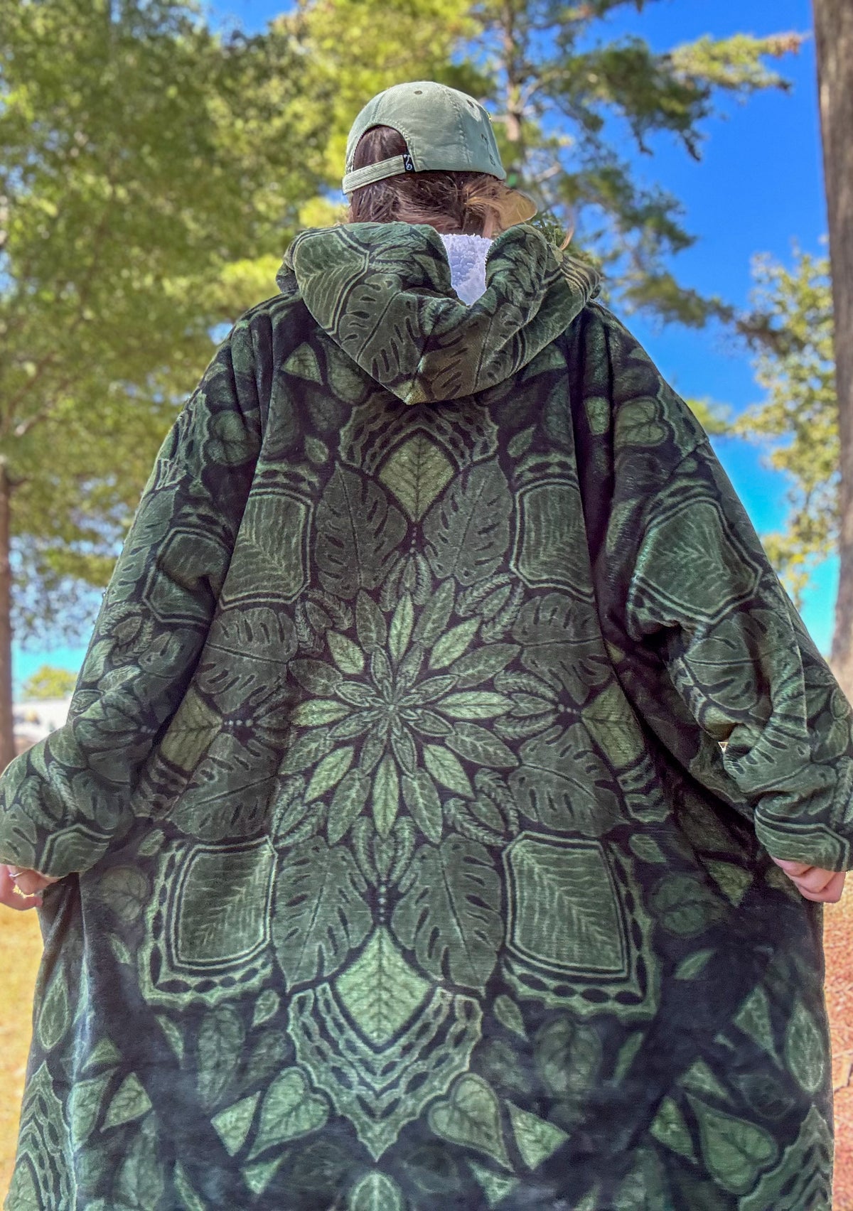 Leafy Mandala Blanket Hoodie PREORDER