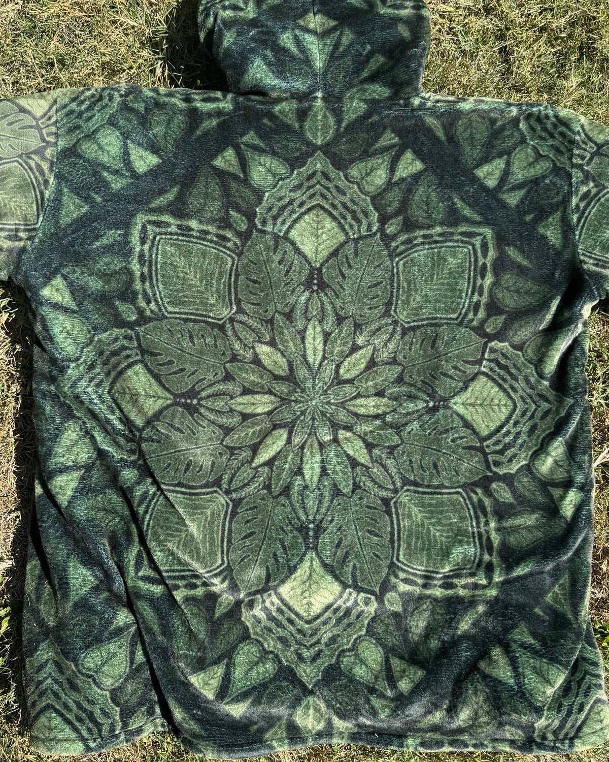 Leafy Mandala Blanket Hoodie PREORDER